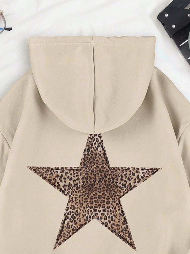 Amazon.com: Meiyi station Womens Cheetah Star Graphic